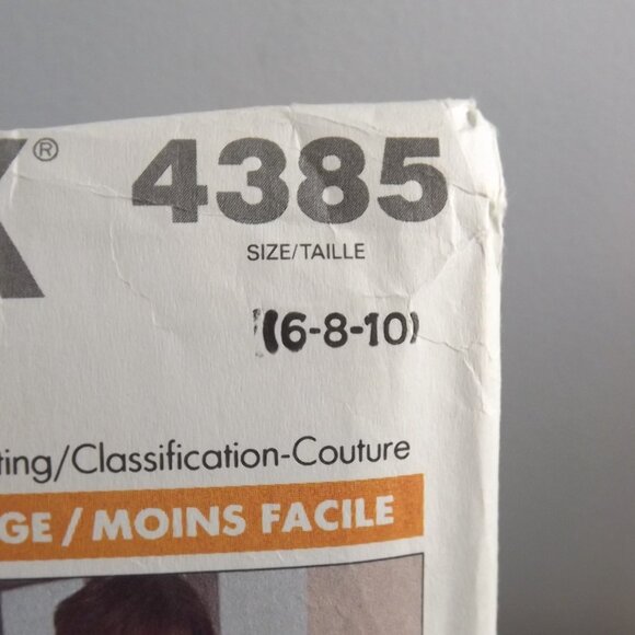 Butterick Sewing Pattern 4385 Misses' Top, Skirt, and Pants, Size 6-10 - Picture 2 of 6